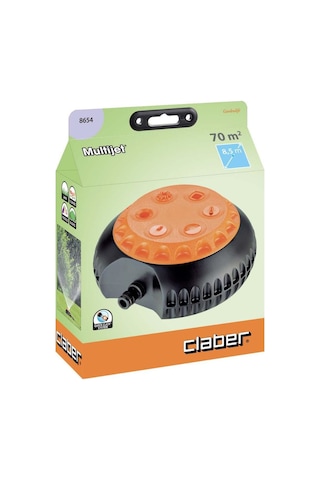 6 Fonksiyonlu Fıskiye Tablalı Claber 8654