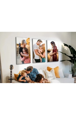 Premium Kişiye Özel 6 Adet Metal Poster Tablo Full Hd Kalite Baskı 15x15 Cm Çok Renkli