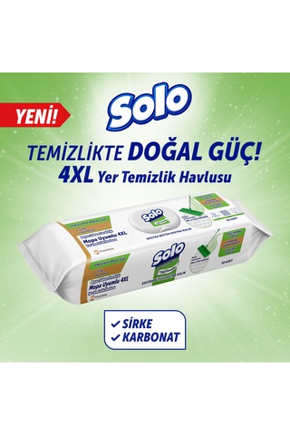 Solo Beyaz Sabun Ferahlığı Mop Uyumlu Yüzey Temizlik Havlusu 3'lü
