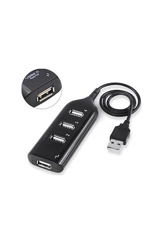 4 Port Usb Çoğaltıcı Çoklayıcı Hub Usb 2.0 Çoklama Usb Pc Laptop