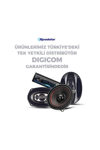 Roadstar Rdh-M200Pro 250 Watt 20 Cm Oto Hoparlör 2Li Takım