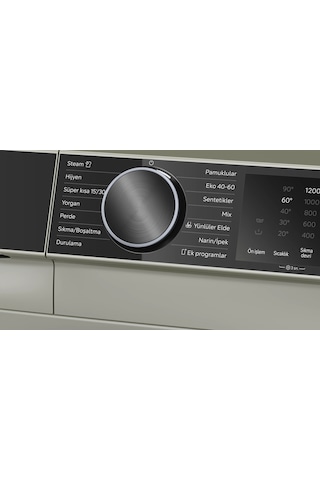 Siemens iQ500 WG52K2ZSTR 1200 Devir 10 KG Çamaşır Makinesi Gümüş