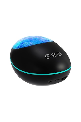 Jeehugo Siyah Usb Kumandalı 0.3w Mavi Renkli Deniz Yıldızı Işıklı Projeksiyon Lambası - Ev Dekorasyonu Ve Gündüz Kullanıma Uygun Siyah