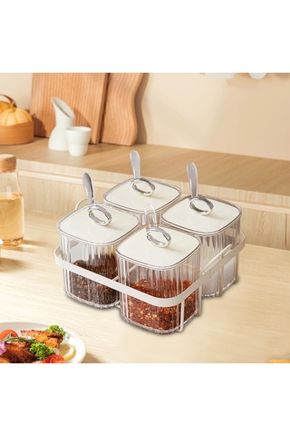 Suntek Magideal Mutfak Büyük Kapasiteli Baharat Kutuları