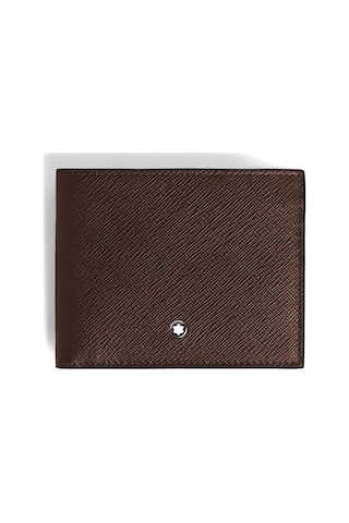 Montblanc Sartorial Deri 6 Bölmeli Cüzdan 223009 Kahverengi