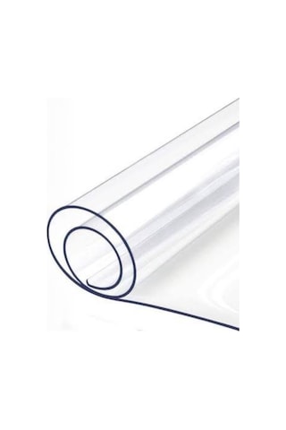 Şeffaf Masa Örtüsü,1.4 Mm Pvc Koruyucu Mat, Muşamba Naylon Yemek Masası Örtüsü