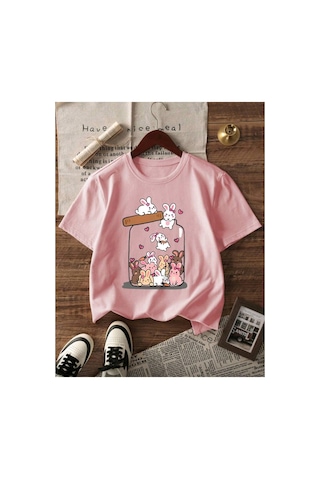 Stil X Yeniz Sezon 3' Lü Takım Kız Çocuk Tshirt, Çok Renkli, %100 Pamuk Çok Renkli-8