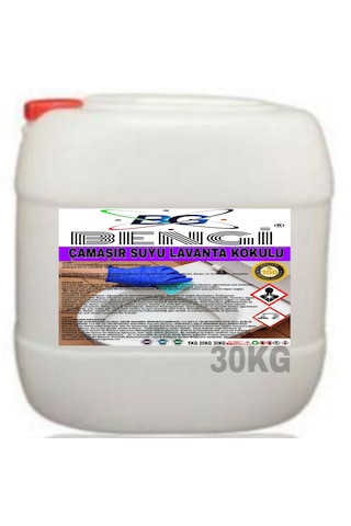 Çamaşır Suyu Lavanta Kokulu 30 Kg Tekli Çamaşır Suyu Lavanta Kokulu 30 Kg Tekli
