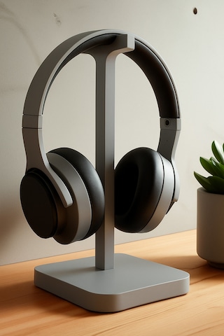 Modern Tasarımlı 3d Baskı Kulaklık Standı Modern Tasarımlı 3d Baskı Kulaklık Standı