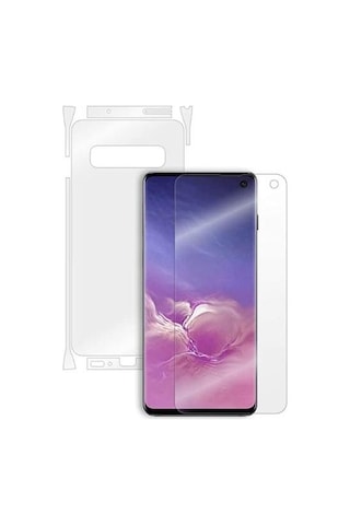 Galaxy S10e İle Uyumlu Ön-arka Jelatin Tam Koruma