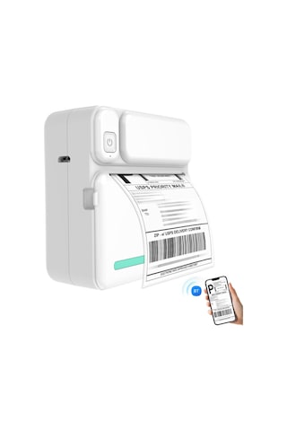 C19 Mini Bluetooth Uyumlu Termal Yazıcı Öğrenci Yapışkanlı Etiket Akıllı Etiket Yazıcısı, Standart Sürüm - Yeşil