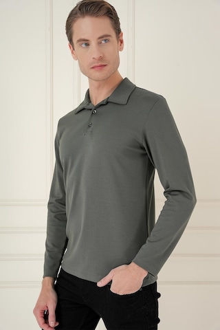 Efor Ts 893 Slim Fit Haki Spor T-shirt Haki