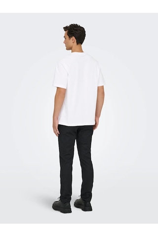 Only & Sons Erkek Pokémon Figürlü Beyaz T-shirt - 22037659 Beyaz
