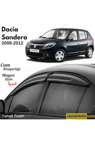 Dacia Sandero Mugen Cam Rüzgarlığı 2008-2012 Dacia Sandero Mugen Cam Rüzgarlığı 2008-2012