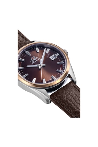 Orient Ra-ac0r03y30b Otomatik Deri Kahverengi 39 Mm Erkek Kol Saati Gri