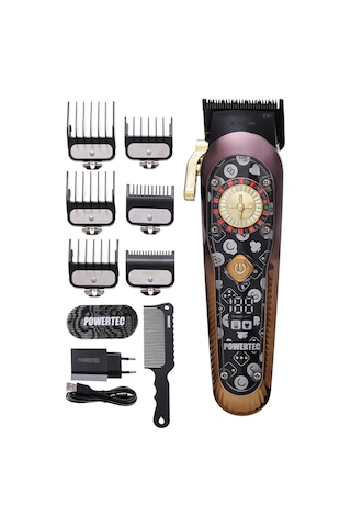 Powertec TR-5200 Wireless Şarjlı Profesyonel Saç Sakal Kesim Makinesi