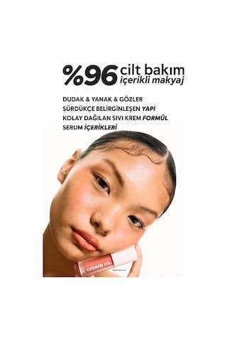 Cream Co. Nemlendirici Besleyici Işıltılı Dudak Yanak Göz Renklendirici Glow Tint Warm Peach