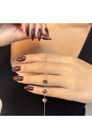 Uretti - Mehtap 4435 - El Yapımı 925 Ayar Gümüş Halhal Gümüş