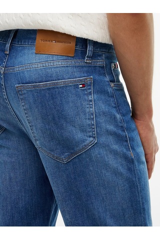 Tommy Hilfiger Mw0mw42316 Slim Bleecker Jax Erkek Denim Pantolon Mavi