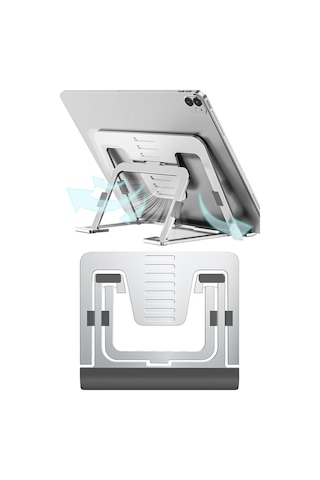 Tablet Standı Ayarlanabilir Katlanabilir Masa Üstü Alüminyum Tablet Tutucu Notebook Stand