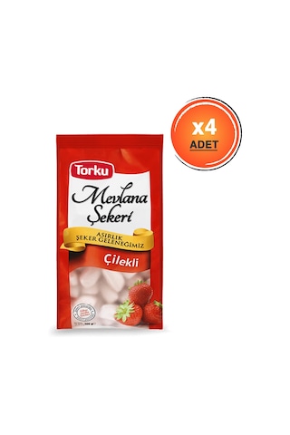 Torku Mevlana Şekeri Çilekli 4 x 450 G Torku Mevlana Şekeri Çilekli 4 x 450 G