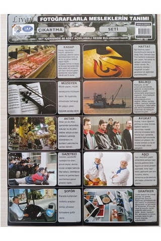Livan Sticker Meslekler Tanıtım Seti