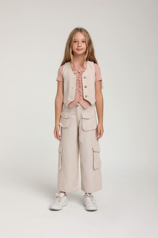 Xo Kids Kız Çocuk Yelek 9-13 Yaş 2523 Siyah