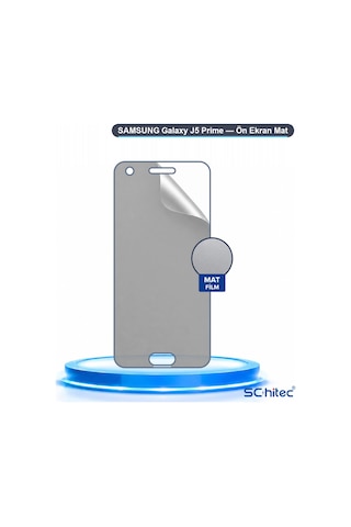 Samsung Galaxy J5 Prime Uyumlu Ön Yüzey Mat Hidrojel Ekran Koruyucu 47614207
