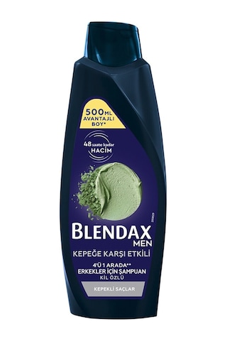 Men Kepeğe Karşı Etkili Doğal Kil Özlü Şampuan 500 Ml 8690572805695 2 Adet