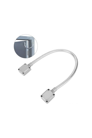 Yaozixa Kapı Açma-kapama Kablolarını Koruyucu, Paslanmaz Çelik, 8mm İç Çaplı, Dayanıklı Ve Pas Koruyucu Kordon Koruyucu