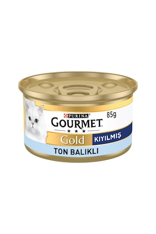Gold Kıyılmış Ton Balıklı Yaş Kedi Maması 85 Gr X 6 Adet