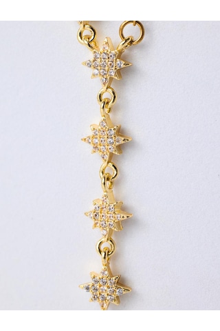 Jimmy Key Jimmy Key Altın Rengi Yıldız Detaylı Zarif Y Kolye 6sw428828150