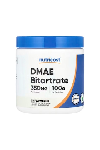 Nutricost, Dmae Bitartrate, Unflavored, 3.6 Oz 100 G Abd Me...