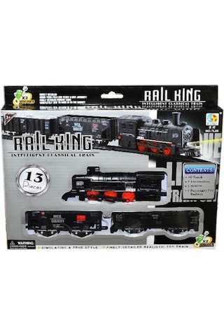 Vardem Pilli Işıklı Raylı Tren Seti Ekspres 13 Parça