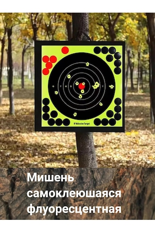 Targ Fluorescent Kendinden Yapışkanlık Atış Hedefi 243273894 Gri