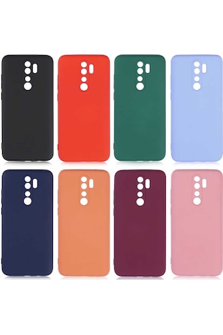 Noktaks - Xiaomi Uyumlu Xiaomi Redmi Note 8 Pro - Kılıf İçi Kadife Koruyucu Mara Lansman Kapak - Lila