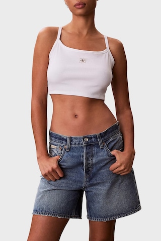 Calvin Klein Bayan Top Lv047f221g Yaf Beyaz