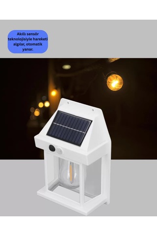 Northcity 1800 Mah Pilli Solar Duvar Aydınlatma - Yeni Nesil Hareket Sensörlü Güvenlik Işığı