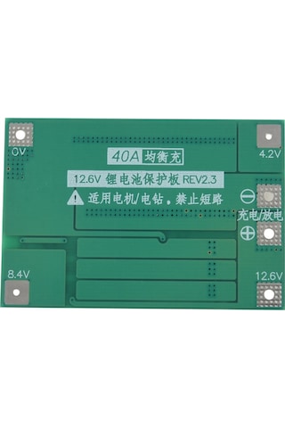 12v Li-ıon 18650 Koruma Kartı İçin 3x 3s 40a