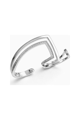 Çelik 2li Yüzük Ayarlanabilirdir Silver
