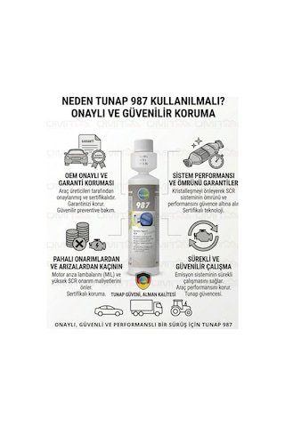 987 Adblue Kristalleşme Önleyici Ve Scr Sistem Koruyucu Katkı - 250ml Umıtavm