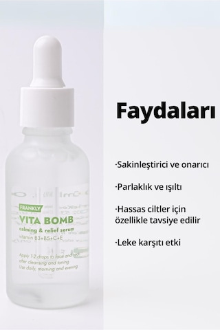 Frankly Leke Karşıtı Onarıcı Vita Bomb Serum 30 ML