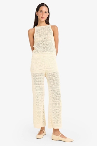 DeFacto Wide Leg Geniş Paça Ajur Triko Pantolon F3777AX25SMER105