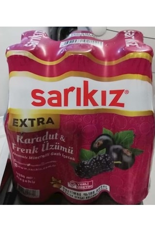 Sarıkız Karadut & Frenk Üzümü Aromalı Maden Suyu 24 x 200 ML