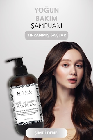 Maru Yoğun Onarıcı Yıpranmış Saçlar Için Saç Bakım Şampuan 250 M