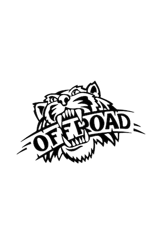 Miyrem Autosticker^ Tiger Off Road Oto-motor-laptop-duvar-dekor 30 X 18 Cm