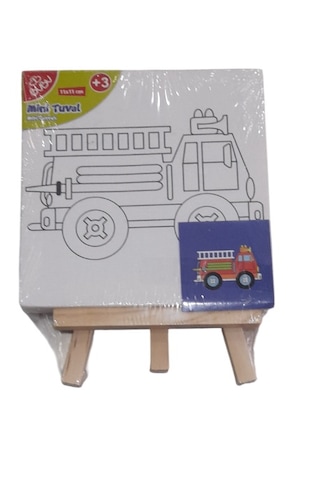 Bu-bu Çerçeveli Tuval Standı Mini 11x11 Cm Kamyon