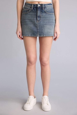 Defacto Yüksek Bel Mini Jean Etek H0636ax26smnm28 Mavi-nm28