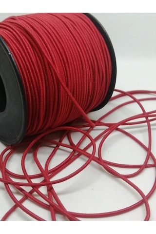 1,5 Mm Lastik Ip Kırmızı Renk 20 Metre