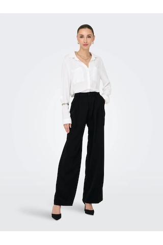Jdy Jdyriver Hw Wide Pant Kadın Pantolon 15354011 Siyah